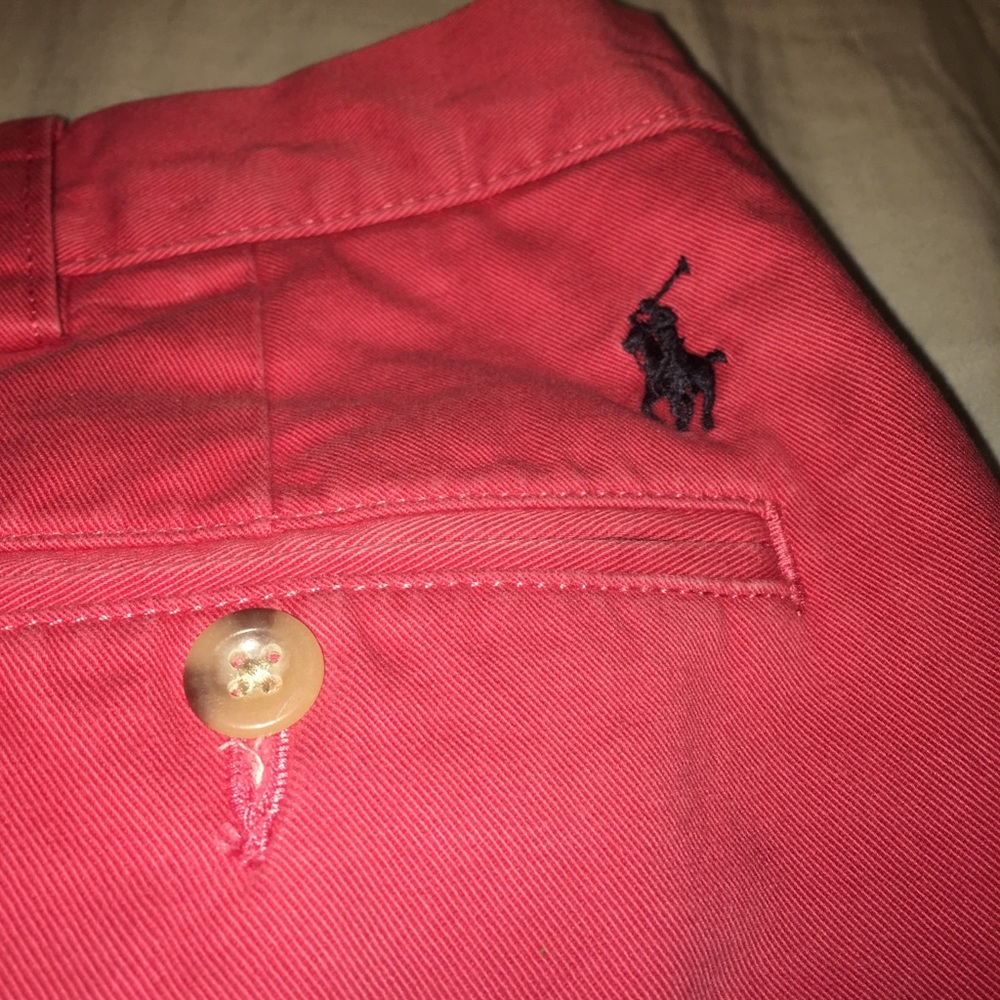 Salmon Polo Ralph Lauren Khakis